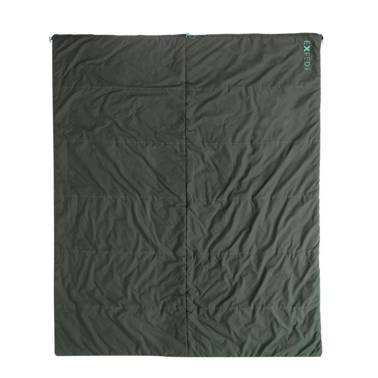 Exped LuxeWool Blanket Duo Deken Slaapzak Moraine/Sage