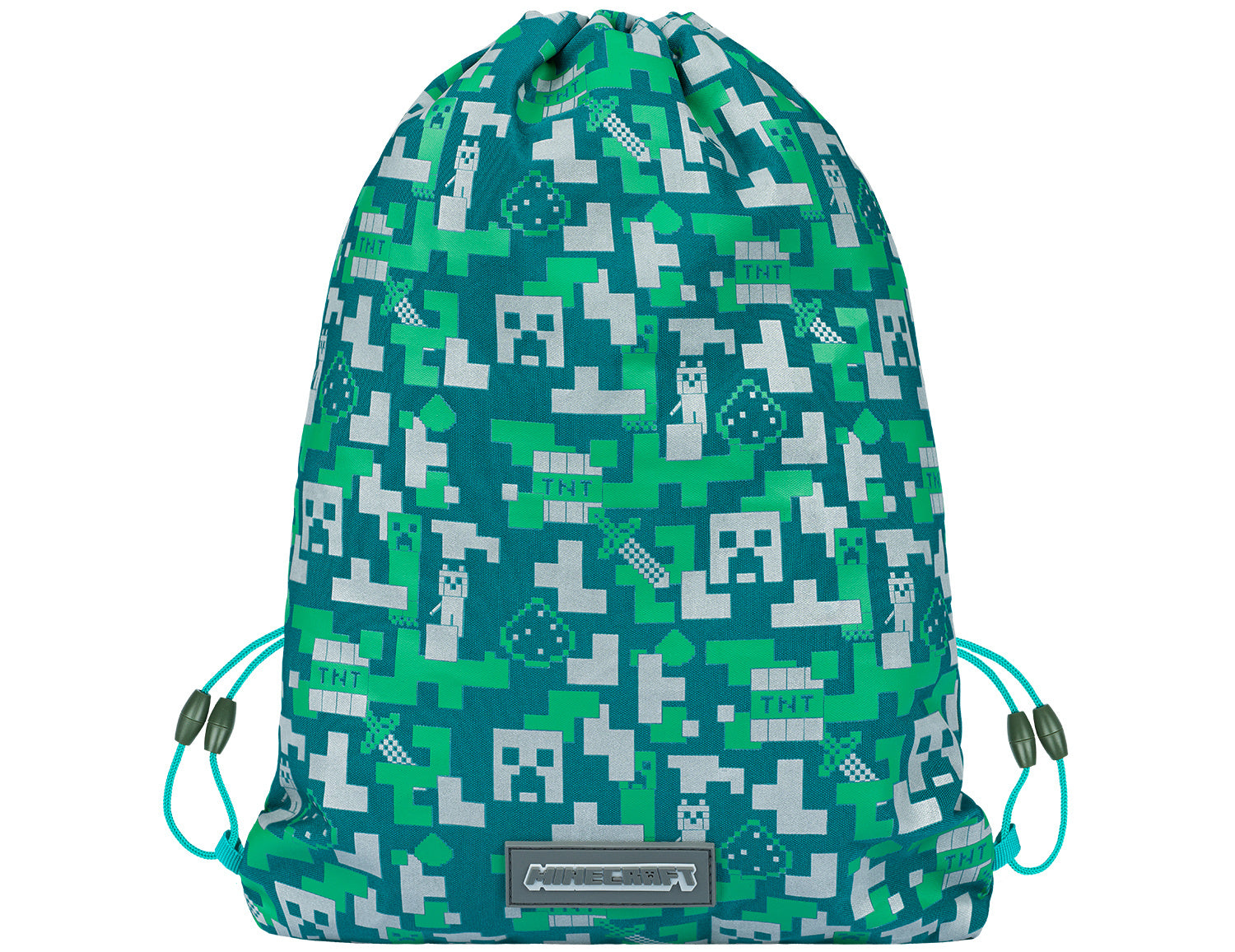 Baagl Minecraft Gymtas Silver Creeper