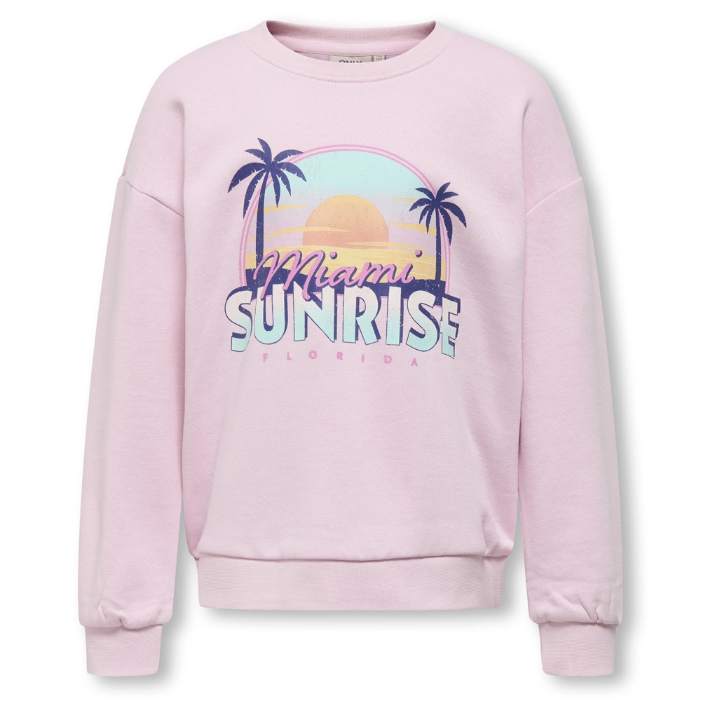KIDS ONLY Sweatshirt KOGRITA LIFE L/S PRINTED CREW UB SWT