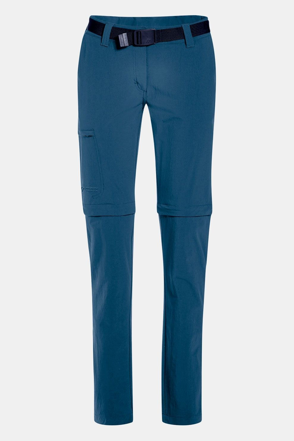 Maier sports Inara Slim Zip Broek Dames Middenblauw