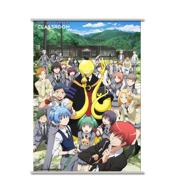 Sakami Merchandise Assassination Classroom Wallscroll Koro & Students 90 x 60 cm
