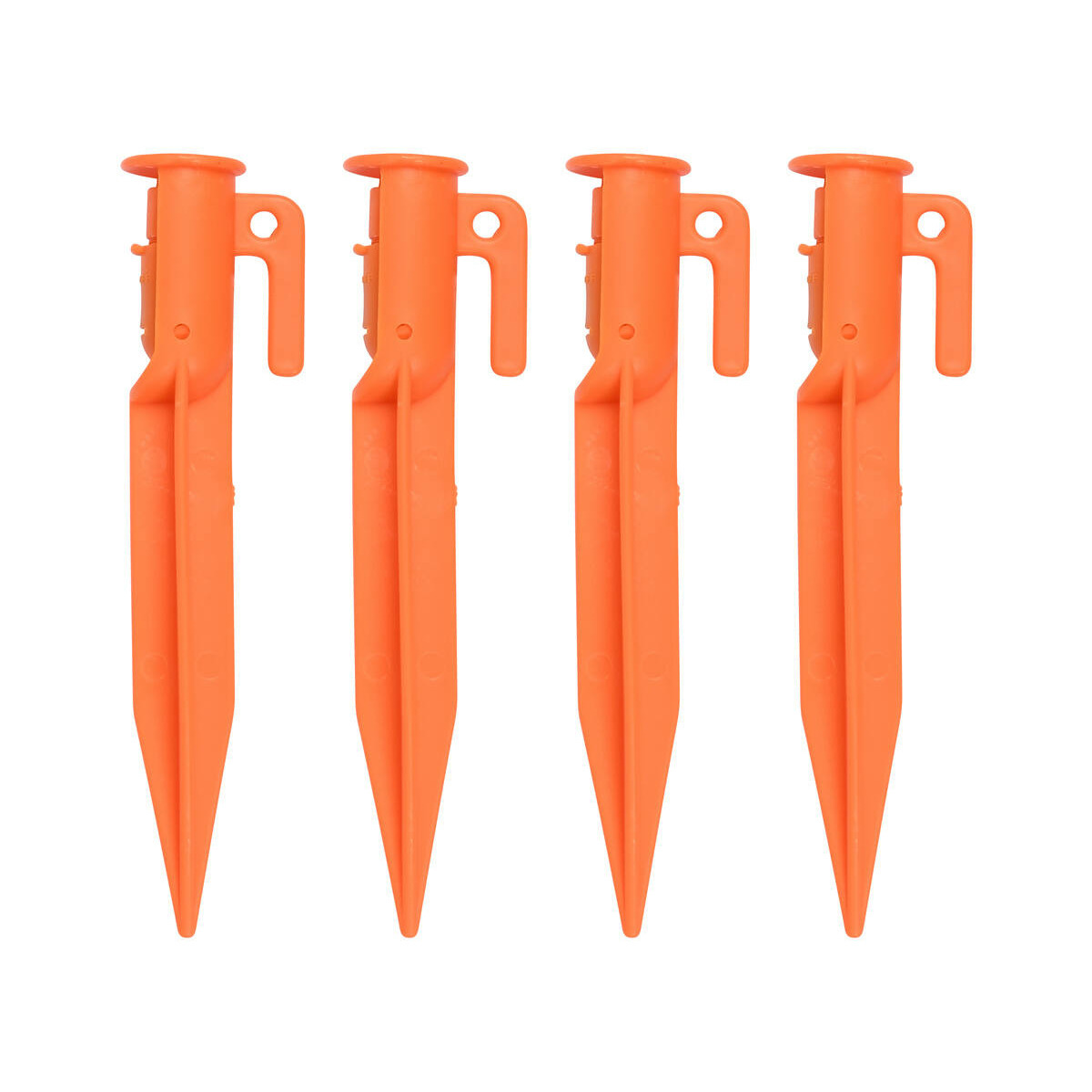 Benson Tentharing - 4x - kunststof - 15 cm - tentpennen/zandharing -