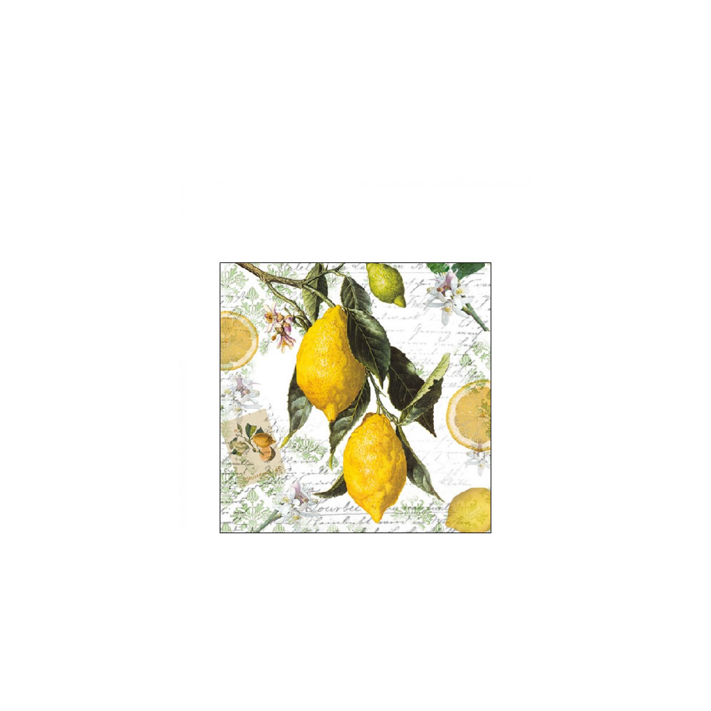 Ambiente Servetten Lemon 25cm FSC Mix