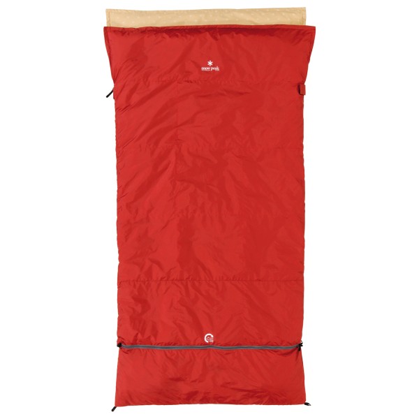 Snow Peak  Sleeping Bag Ofuton Wide 700 - Donzen slaapzak rood