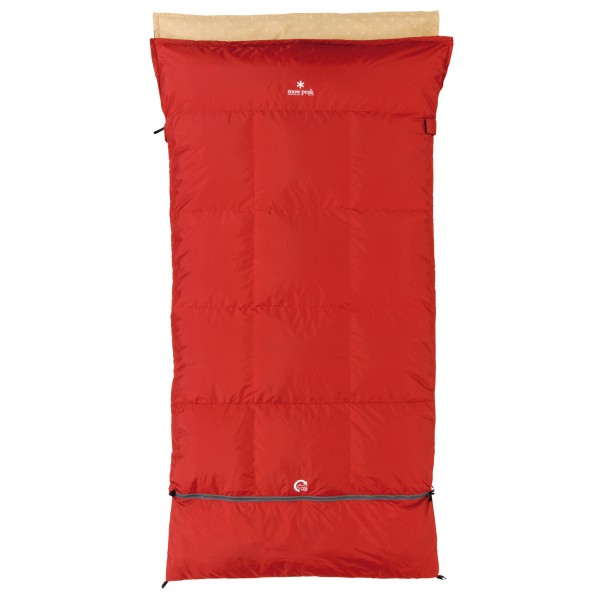 Snow Peak  Sleeping Bag Ofuton Wide 1400 - Donzen slaapzak rood