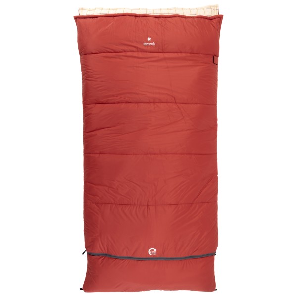 Snow Peak  Sleeping Bag Ofuton Wide LX - Synthetische slaapzak rood