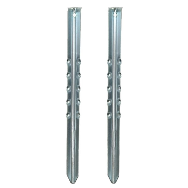 ProPlus Grondpennen/tentharingen van metaal - cm - 4x stuks - size - Kampeer artikelen -