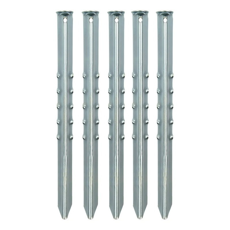 ProPlus Grondpennen/tentharingen van metaal - cm - 10x stuks - size - Kampeer artikelen -
