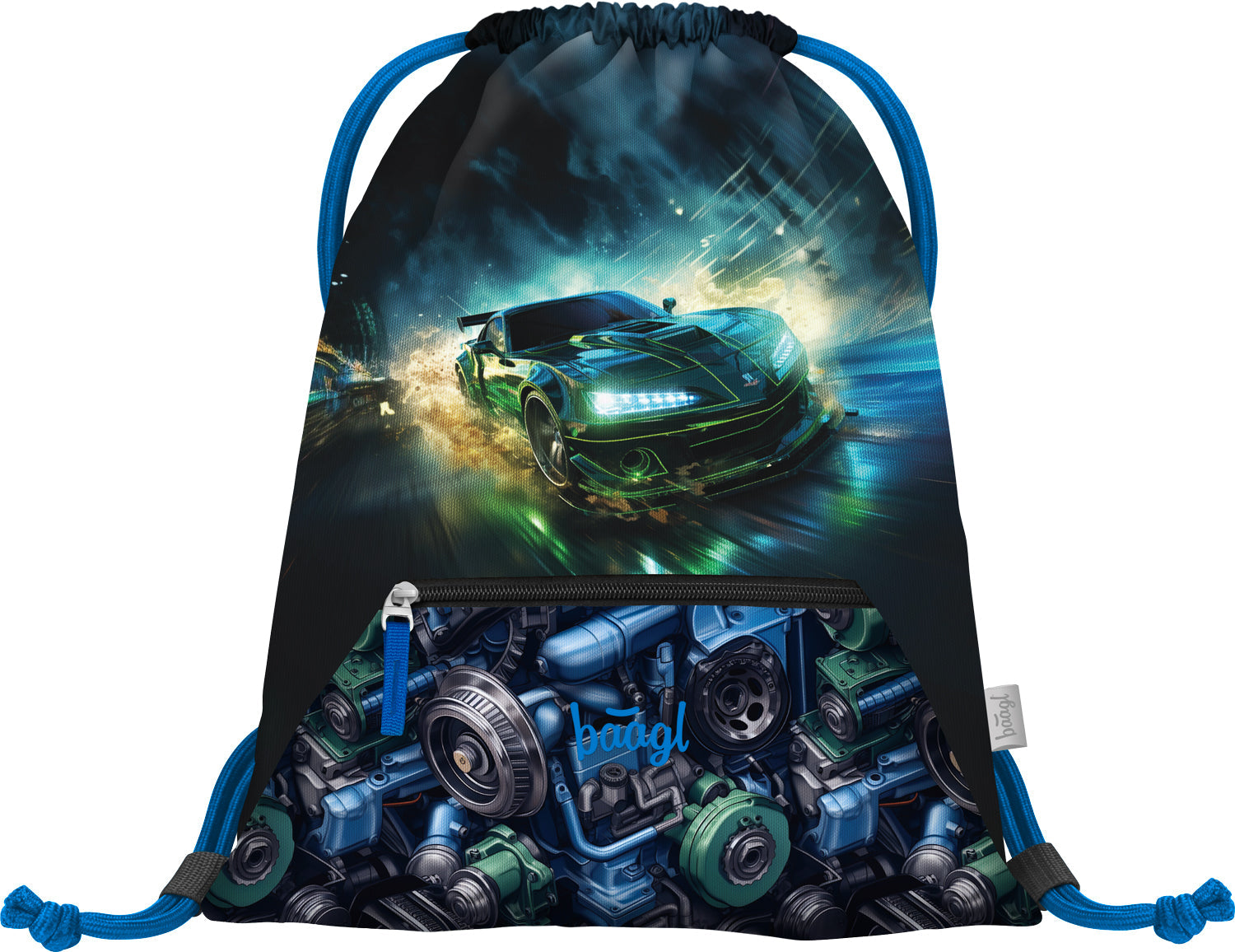 Baagl Gymtas Race Auto met Rits