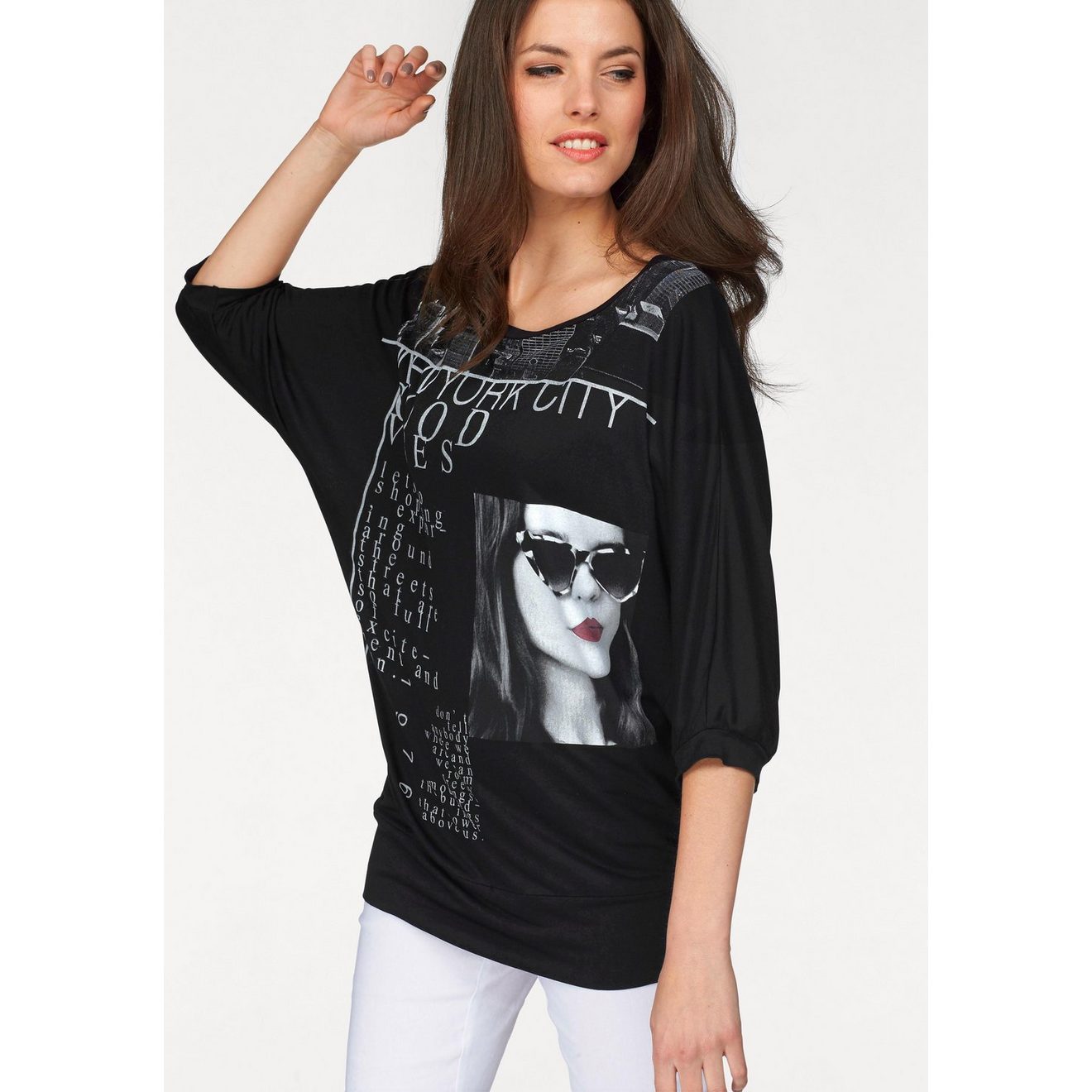 Aniston SELECTED Shirt met 3/4 mouwen