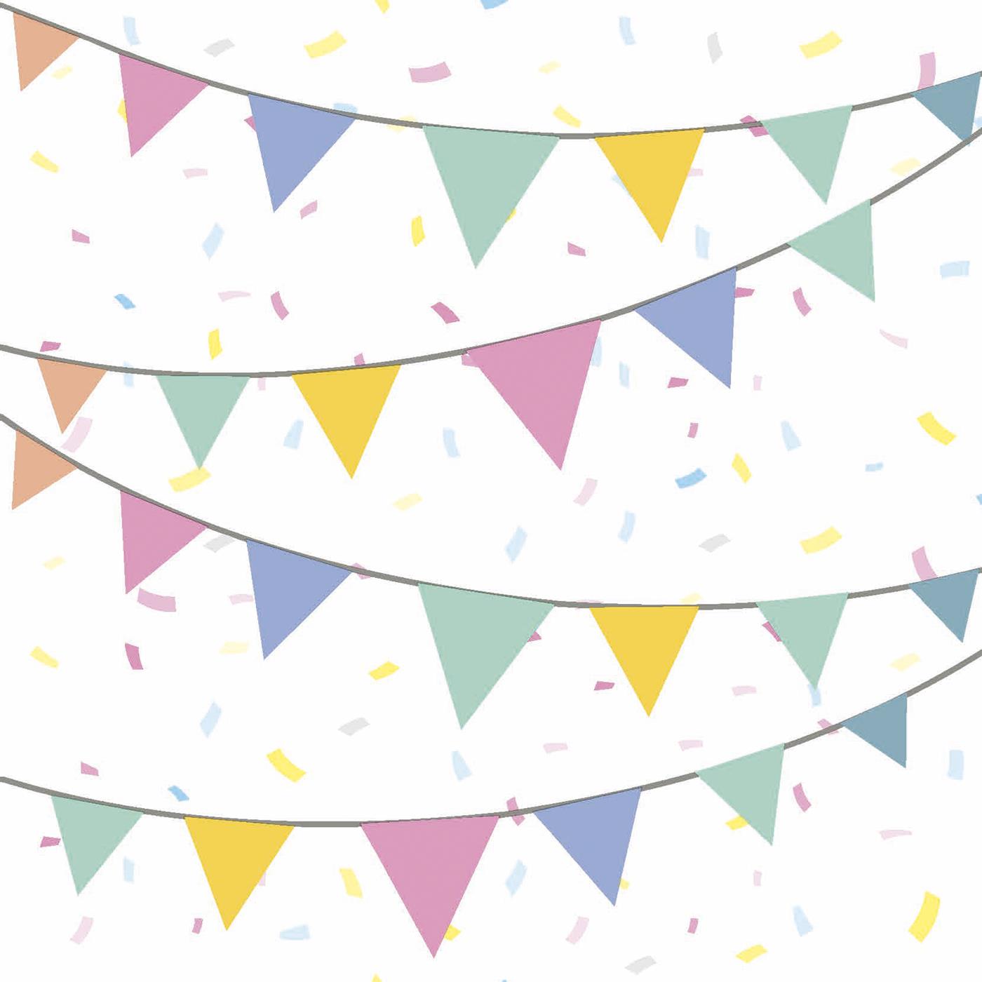 Duni Servetten Flags 33x33cm