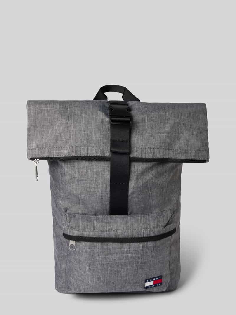 TOMMY JEANS Rugzak TJM ESS DAILY SEASONAL ROLLTOP , heren, vrijetijds-rucksack, vrijetijds-bag met klik- en ritsluiting