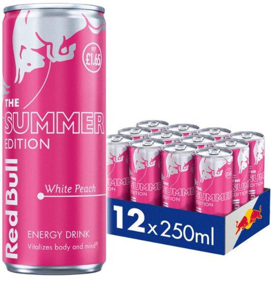 Red Bull Summer White Peach 12-pack