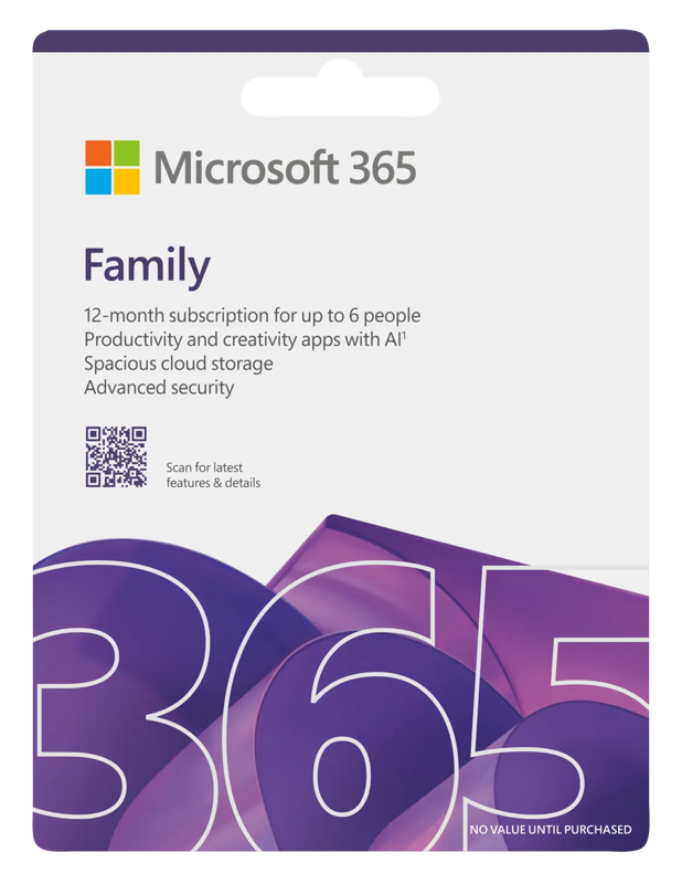 Microsoft 365 Family EN Abonnement 1 jaar