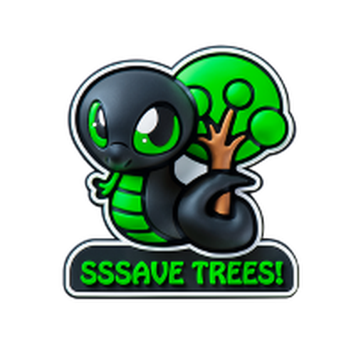 Razer Sneki Snek Fridge Magnet - SSSAVE TREES