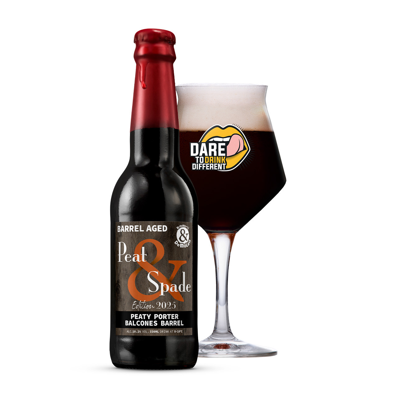 De Molen Peat& Spade Fles 33cl