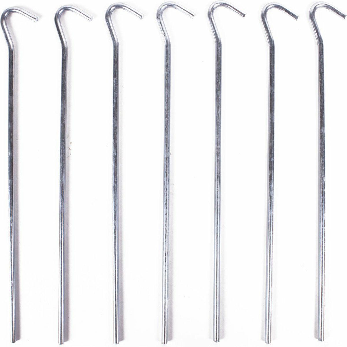 Benson Grondpen/tentharing - 28x - zilver - metaal - 22 cm -