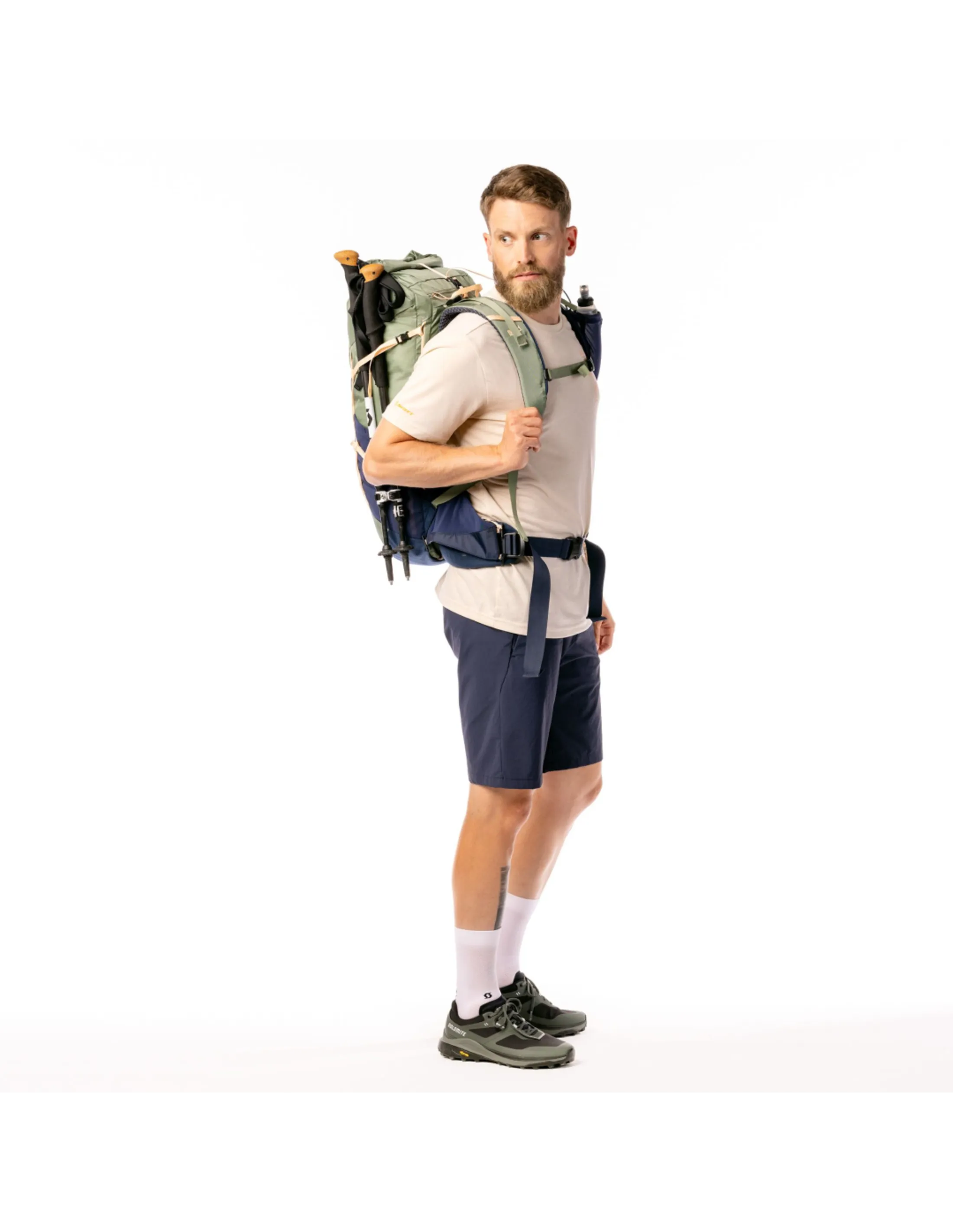 BACH Molecule 30L Hiking Rugzak (Maat - R, Kleur - Sage Green / Midnight Blue)