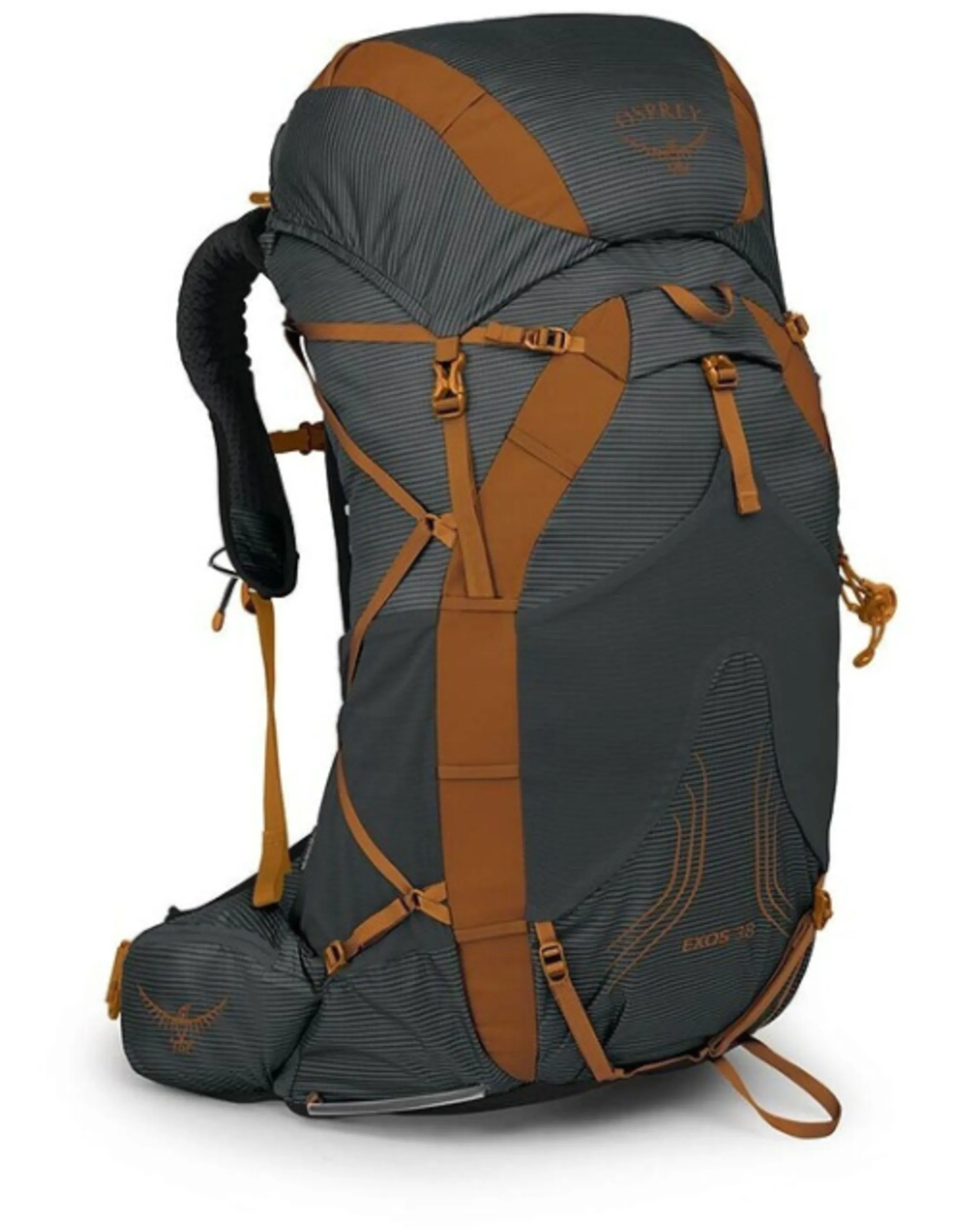Osprey Exos 38L Rugzak Heren (Maat - L/XL, Kleur - Dark Charcoal Grey)