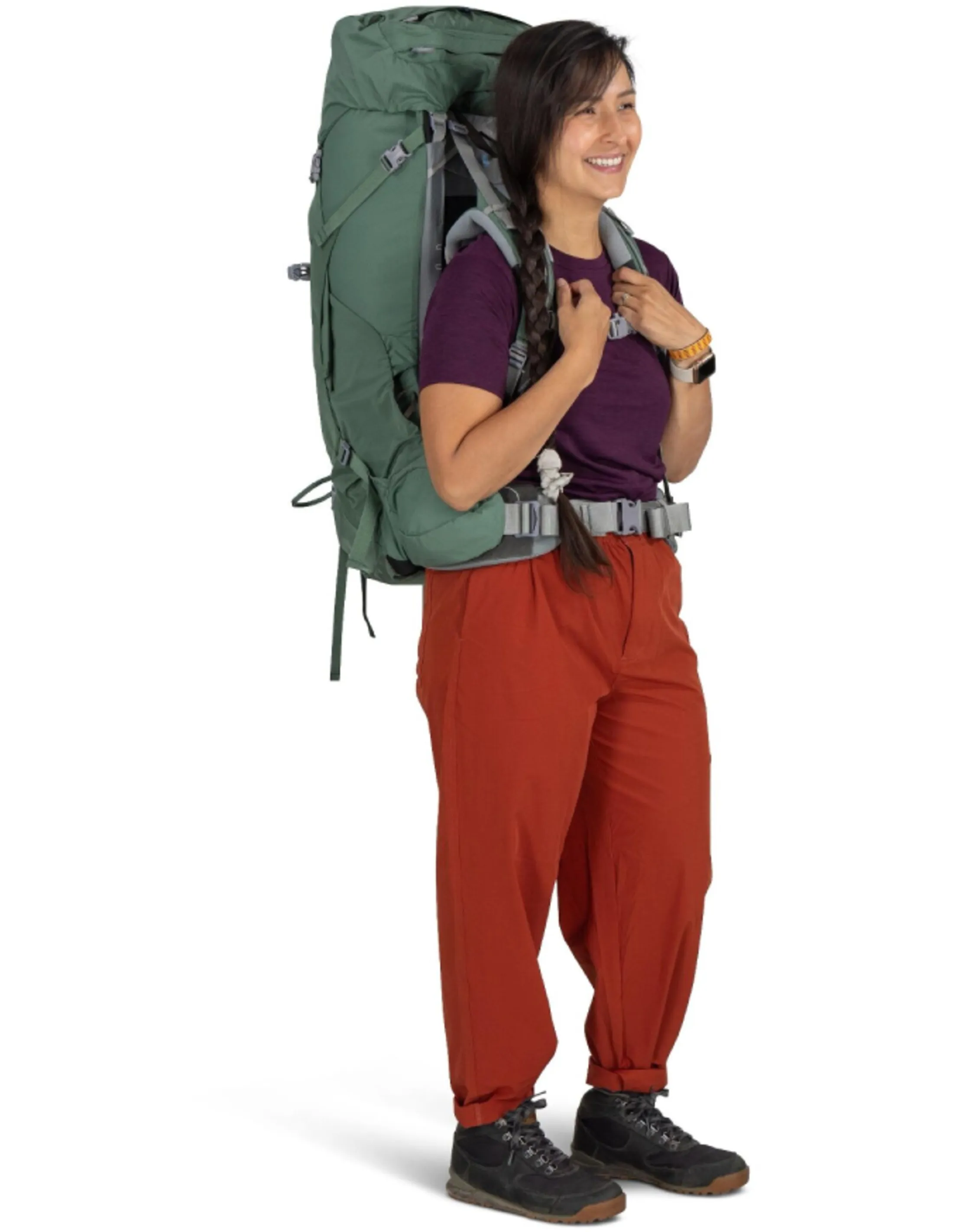 Osprey Ariel 55L Rugzak Dames (Maat - WM/L, Kleur - Koseret Green)