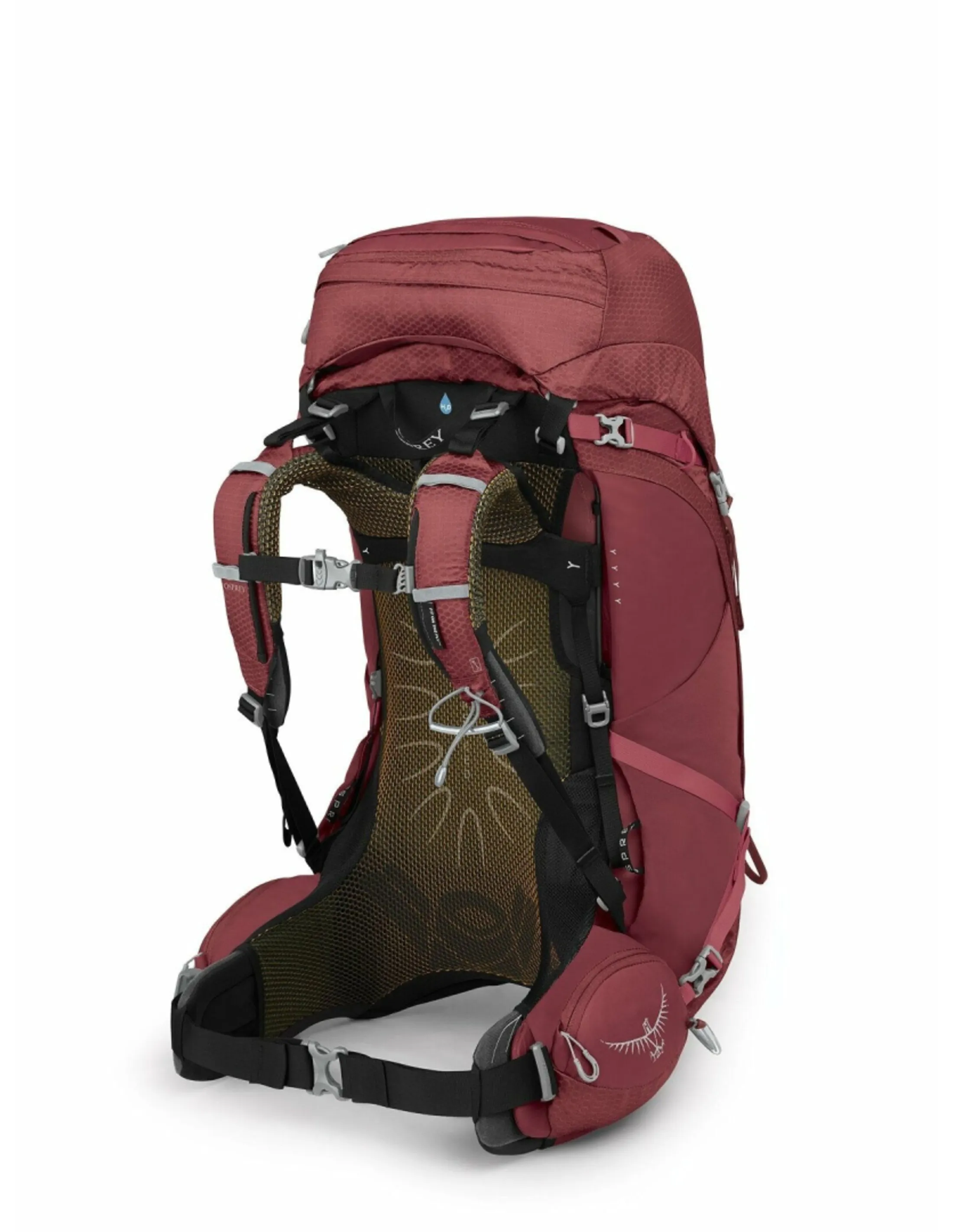 Osprey Aura AG 50L Rugzak Dames (Maat - WM/L, Kleur - Berry Sorbet Red)