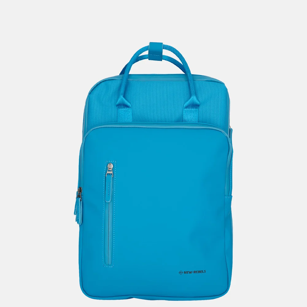 New Rebels Bruce laptoprugzak 15 inch turquoise