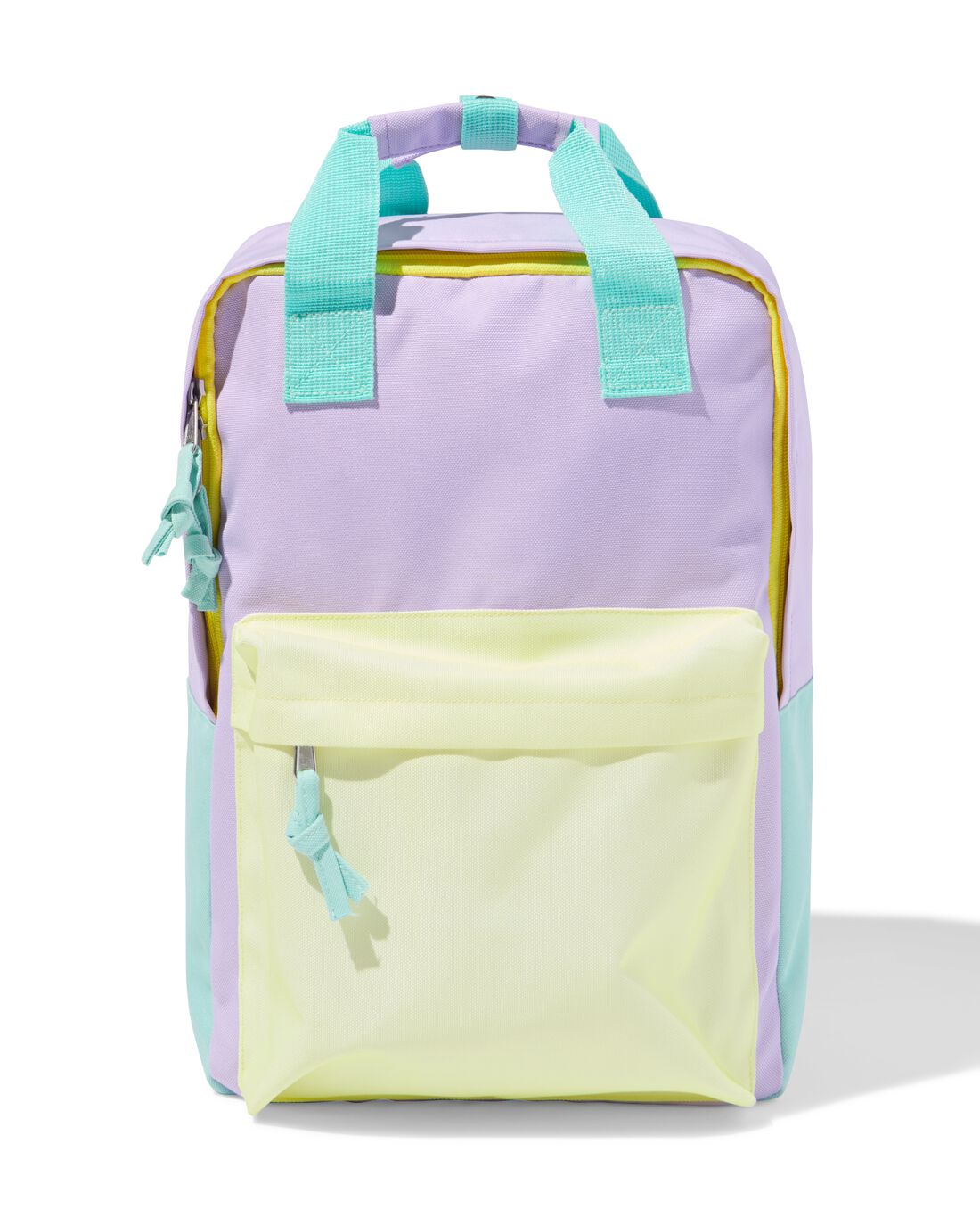 HEMA Schooltas 26x38cm Vierkant Pastelkleuren
