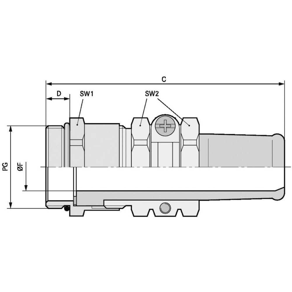 LAPP 52023627 Wartel PG21 Messing Messing 10 stuk(s)