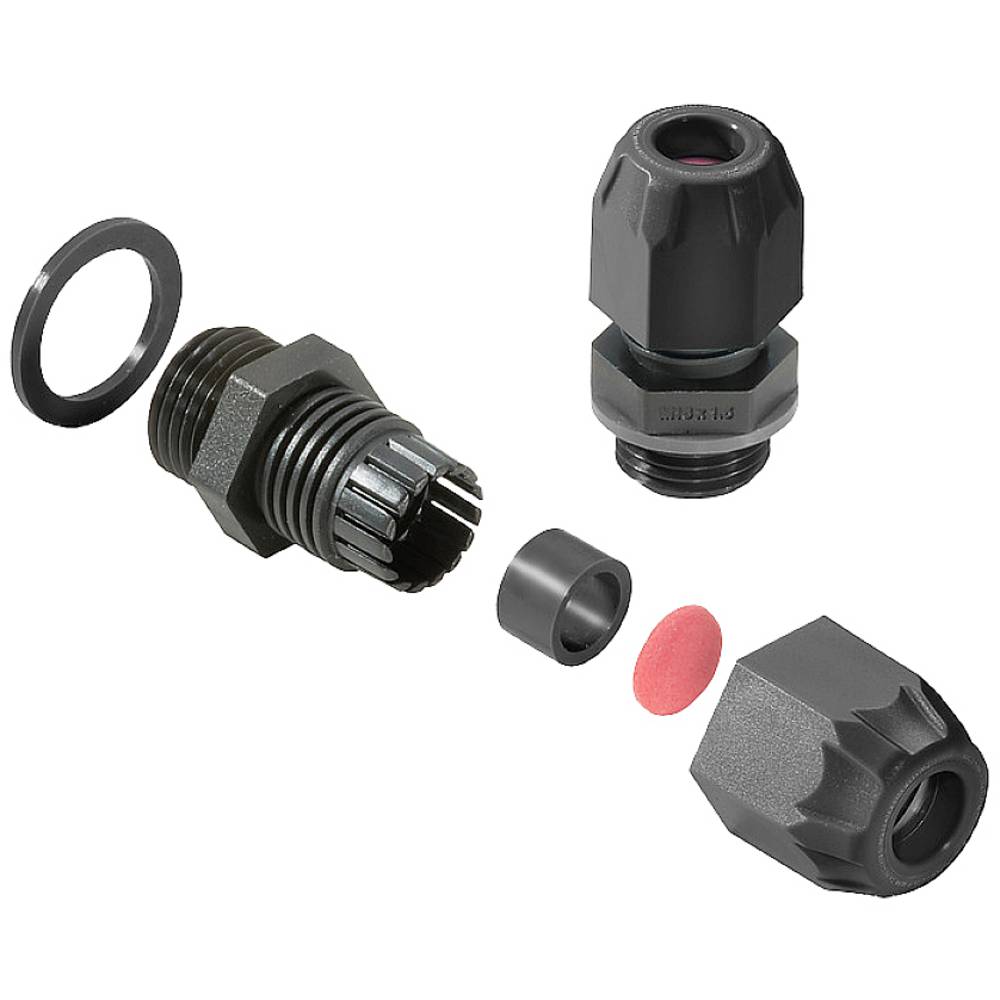 Weidmüller 2721960000 Wartel Met dichting, Met trekontlasting, Slagvast M20 Polyamide 6 Zwart 50 stuk(s)