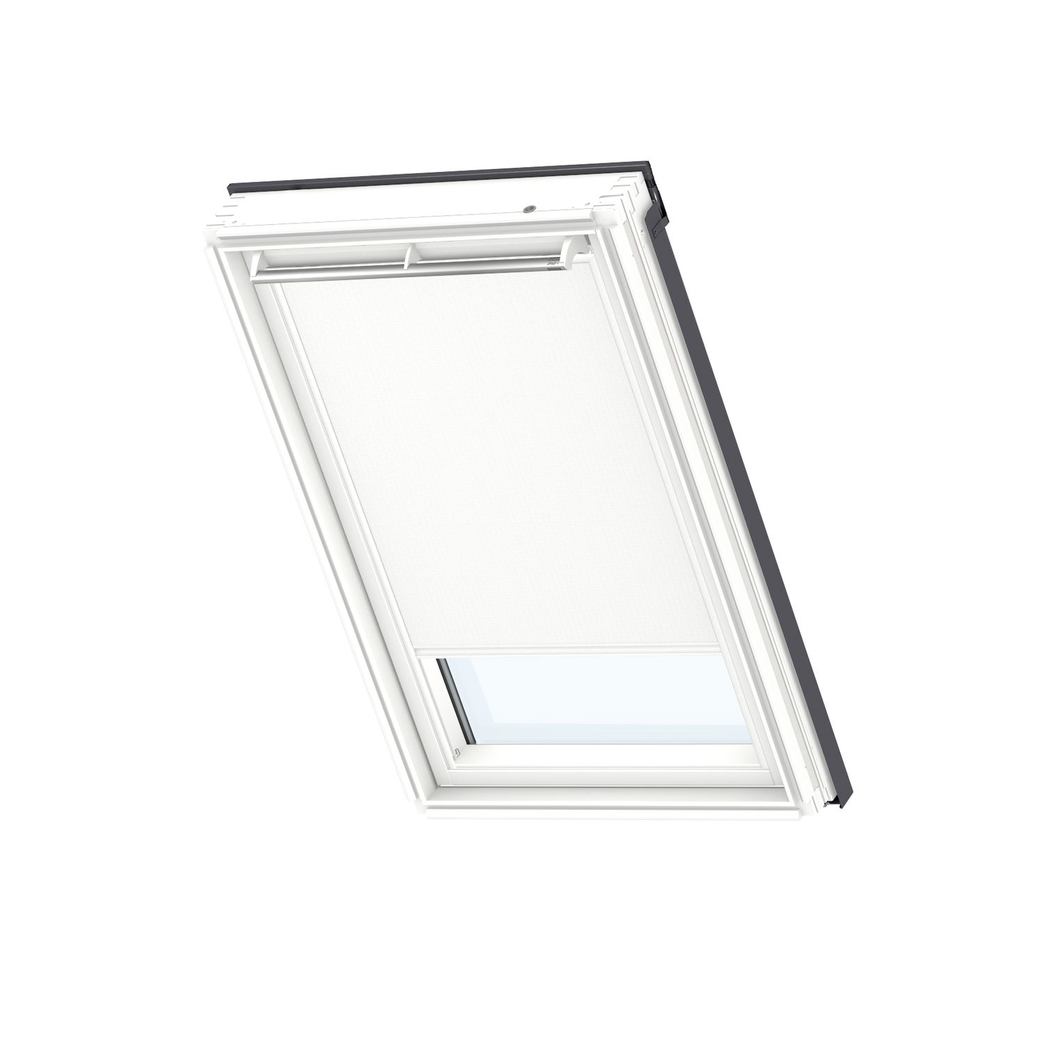 VELUX Manueel Verduisterend Dakraam Rolgordijn White Line M04 1025swl