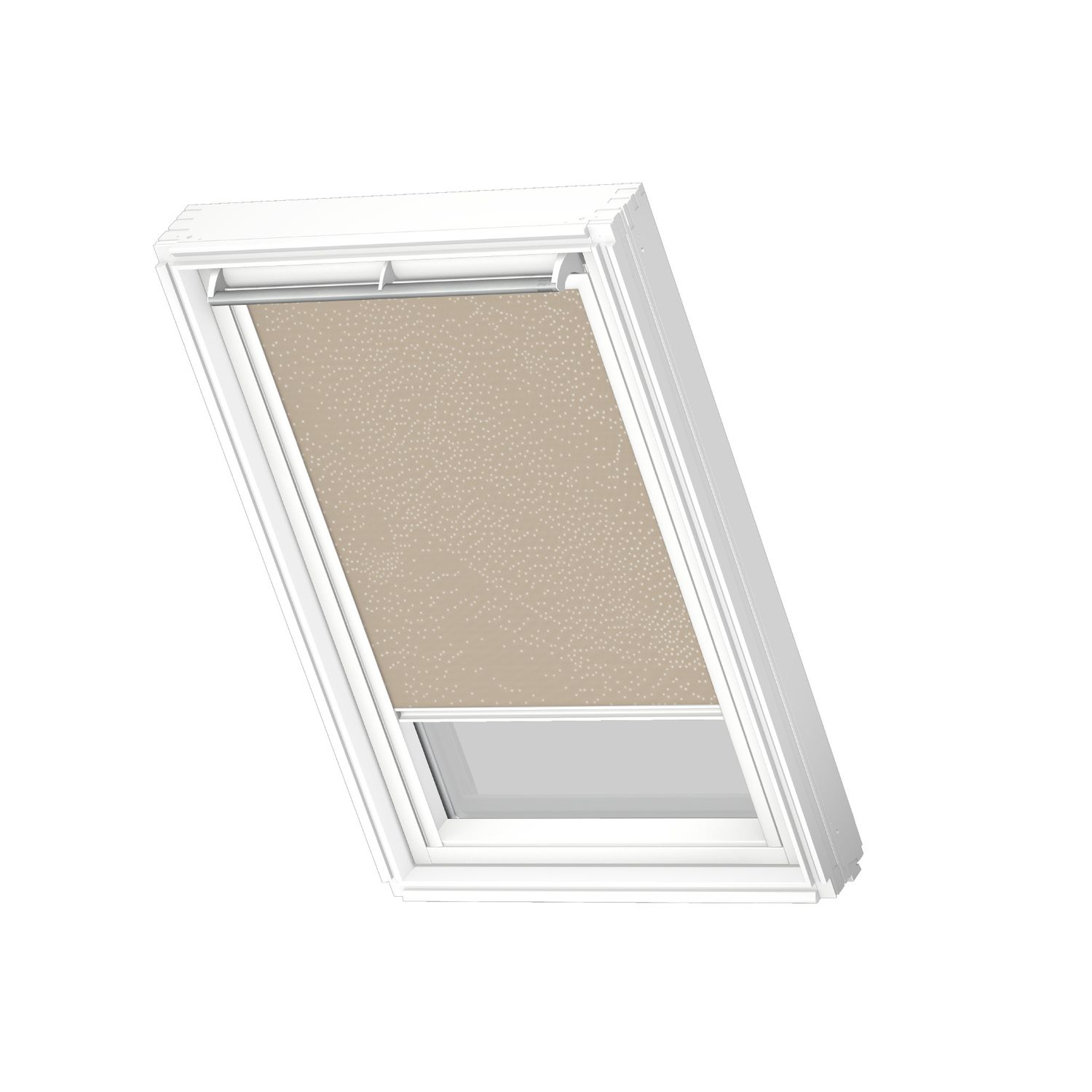 VELUX Manueel Verduisterend Dakraam Rolgordijn White Line Dkl C04 4579swl Natuurlijk