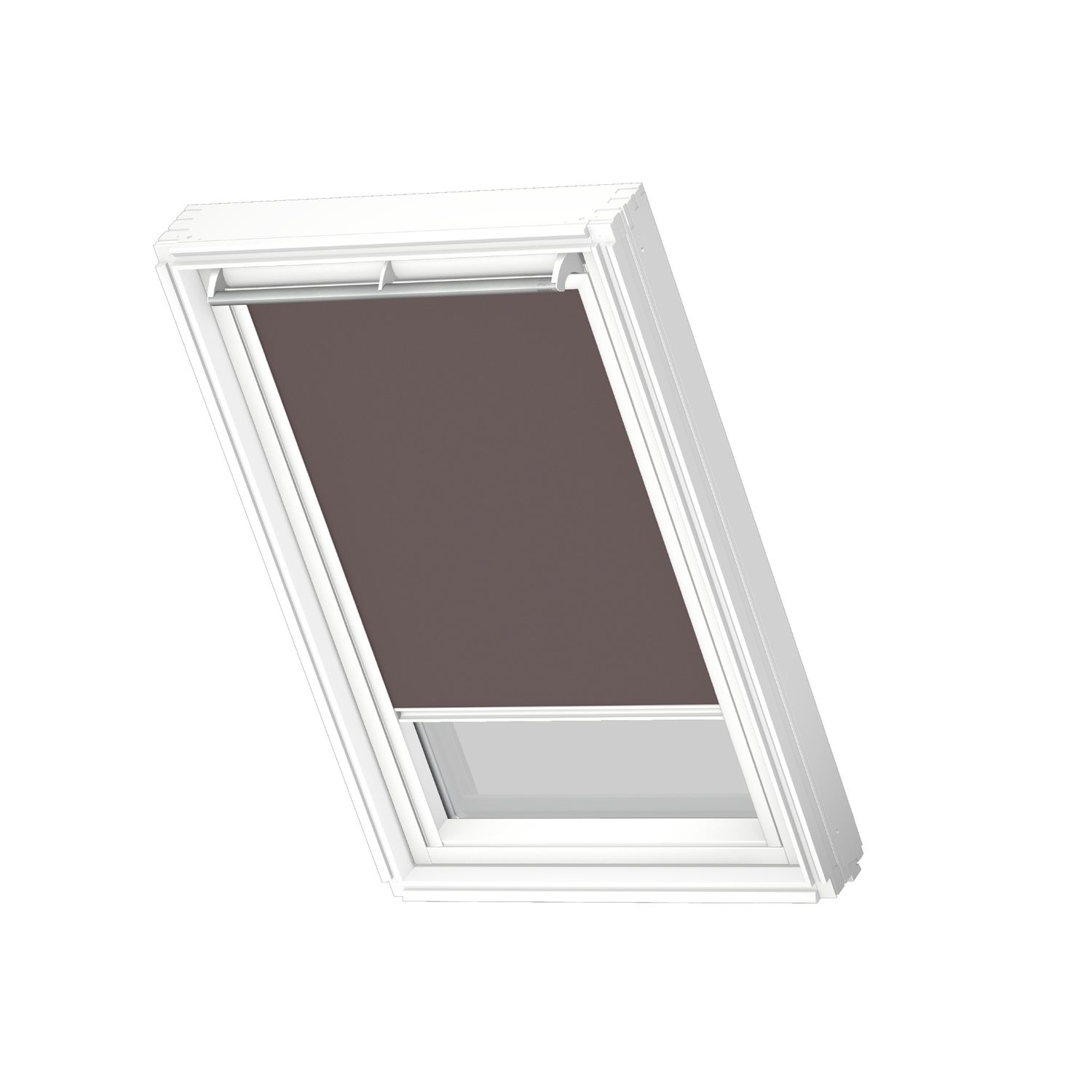 VELUX Manueel Verduisterend Dakraam Rolgordijn White Line Dkl Mk06 4577swl Taupe