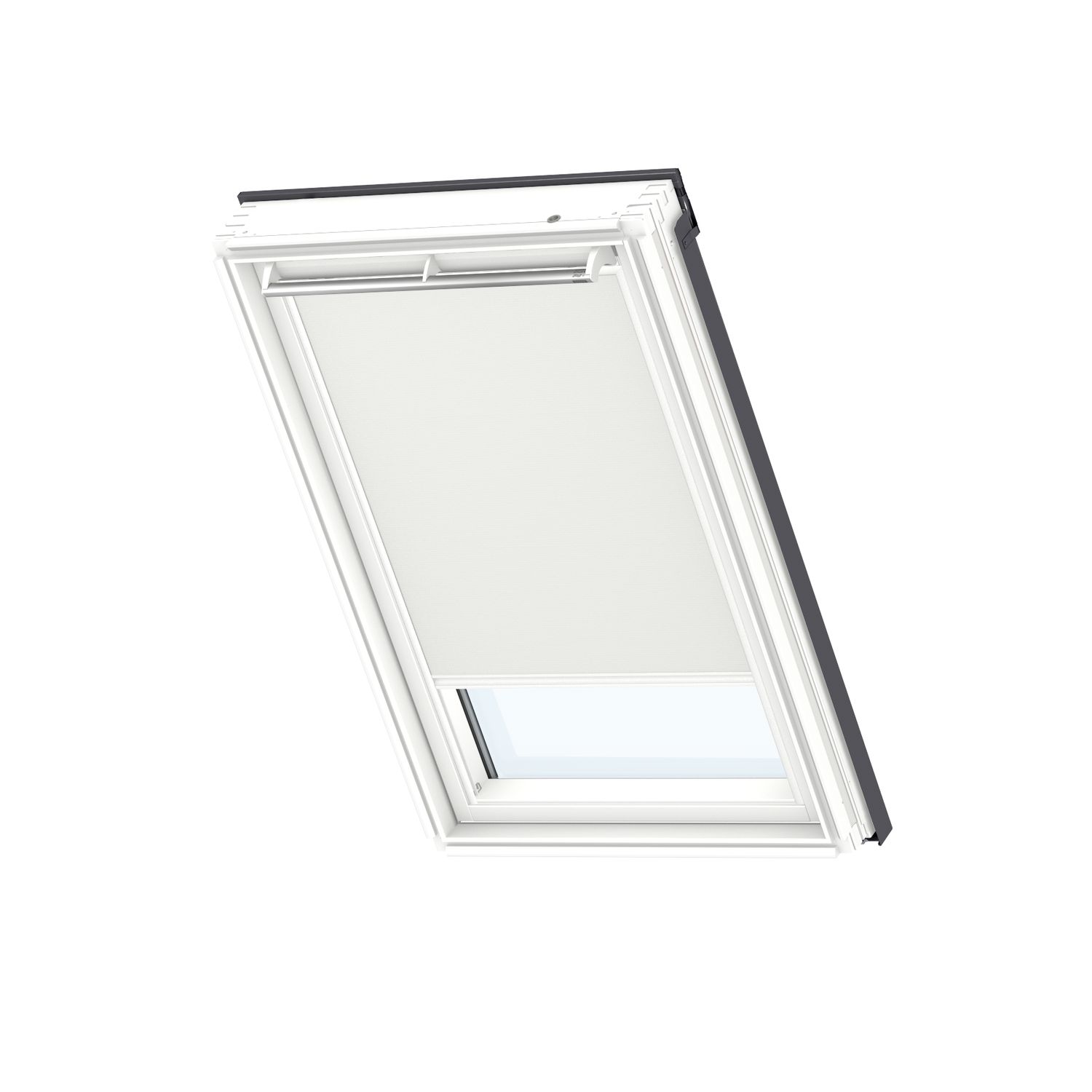 VELUX Manueel Verduisterend Dakraam Rolgordijn White Line Sk06 1085swl