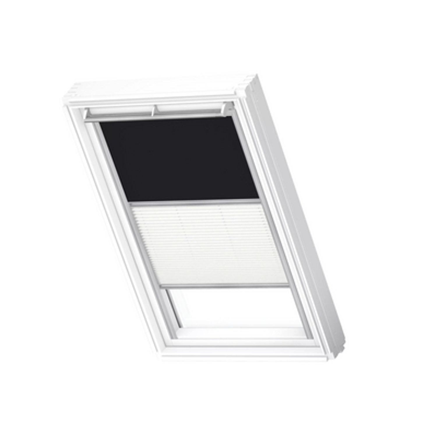 VELUX Duo Verduisterend Dakraam Rolgordijn Met Plissé P04 3009s