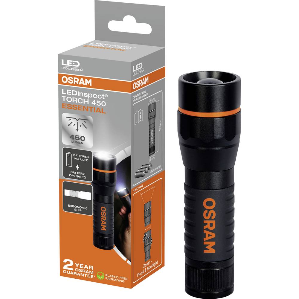 OSRAM LEDinspect TORCH 450 ESSENTIAL Werklamp