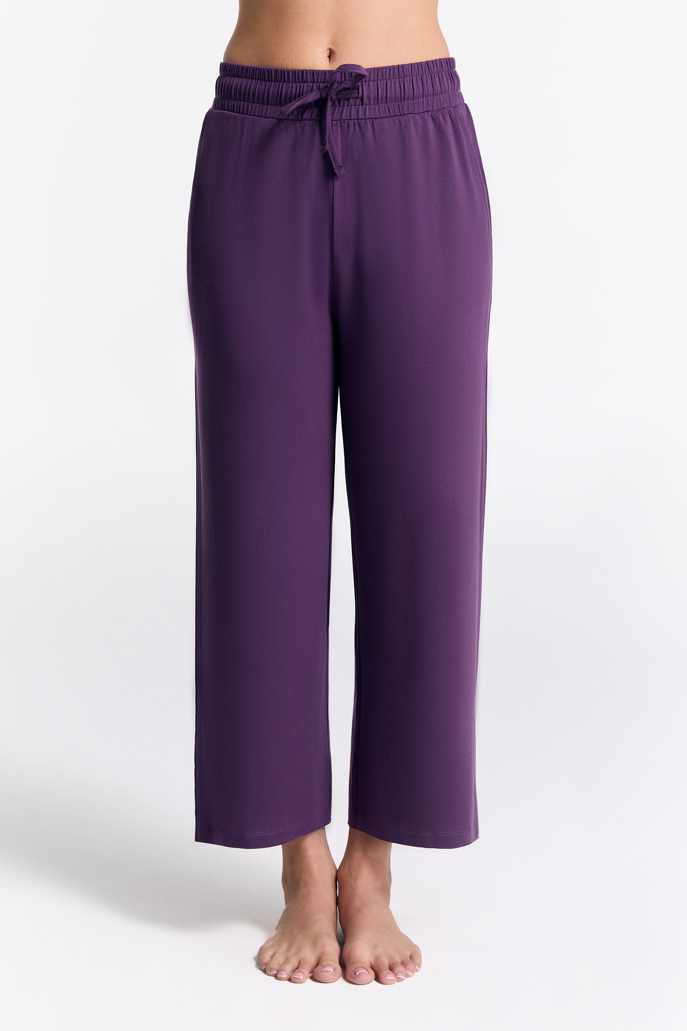 True North Damen vegan Pants Intimate Wide Leg Wineberry