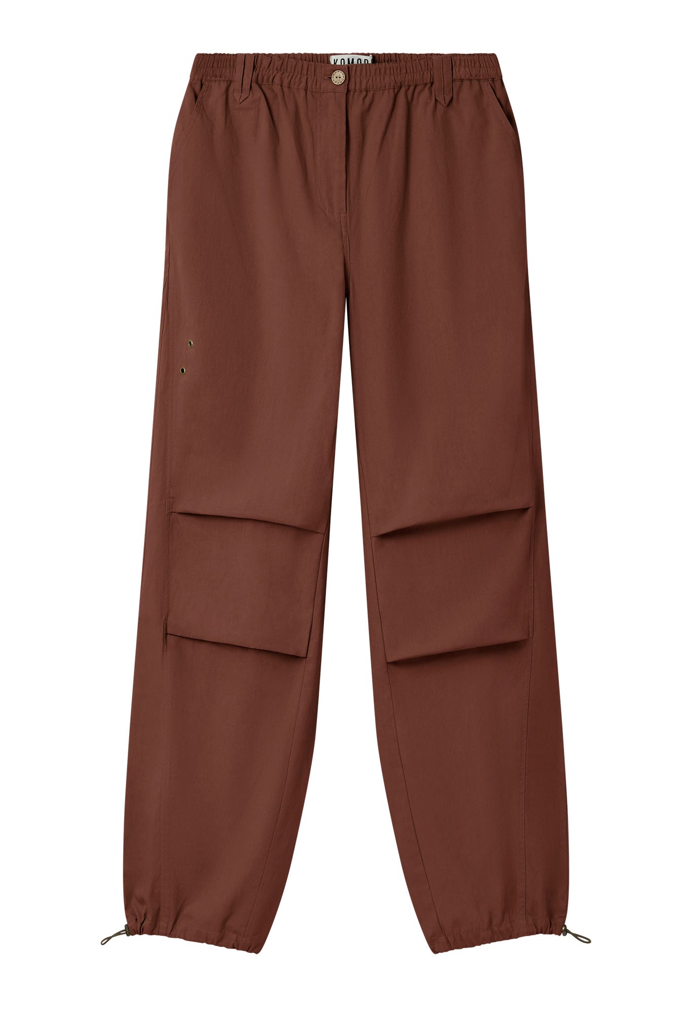 KOMODO Damen vegan Hose Safari Schokoladenbraun