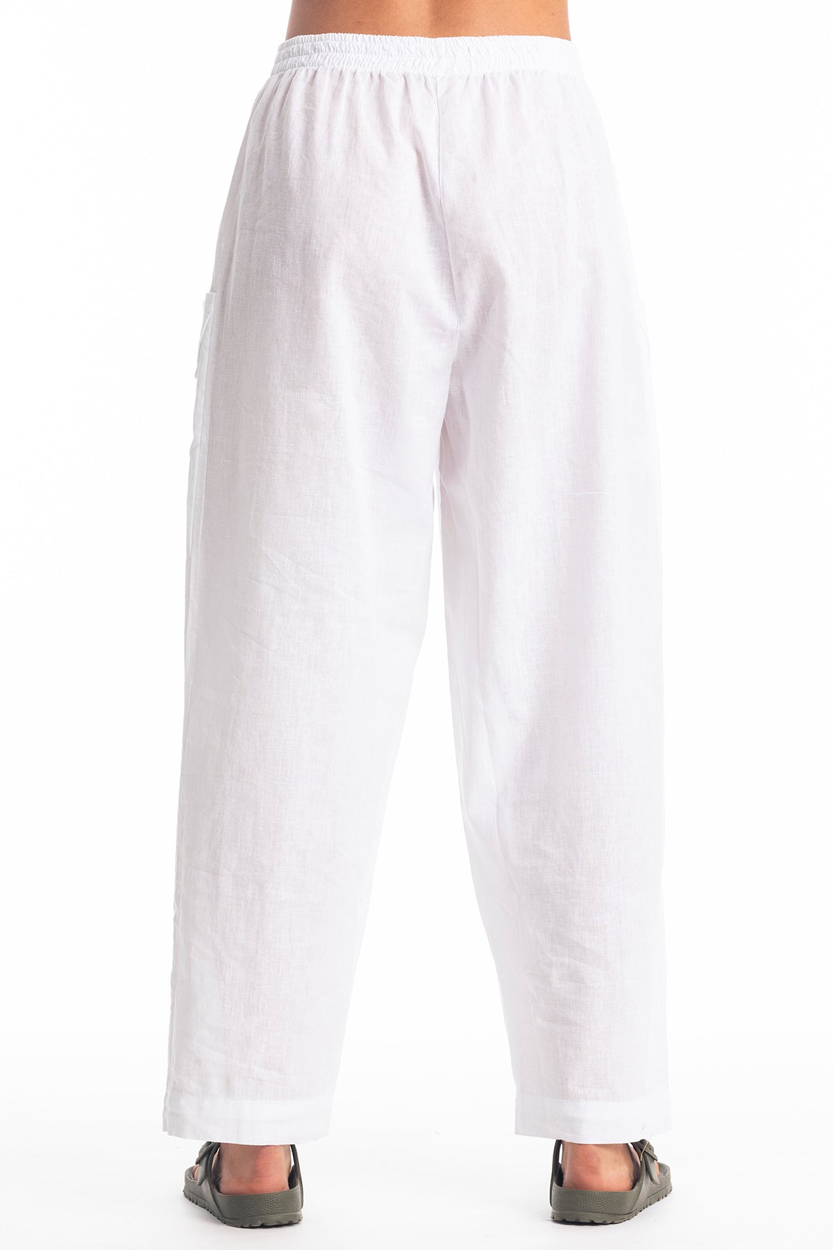 RAVENS VIEW IBIZA Damen vegan Hose Bosa WeiÃŸ