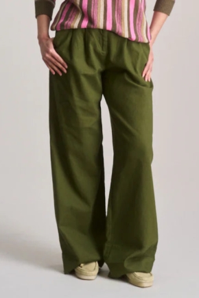 KOMODO Damen vegan Hose Lion Khaki