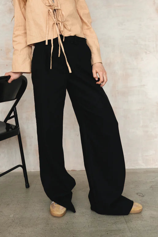 KOMODO Damen vegan Hose LÃ¶we Schwarz