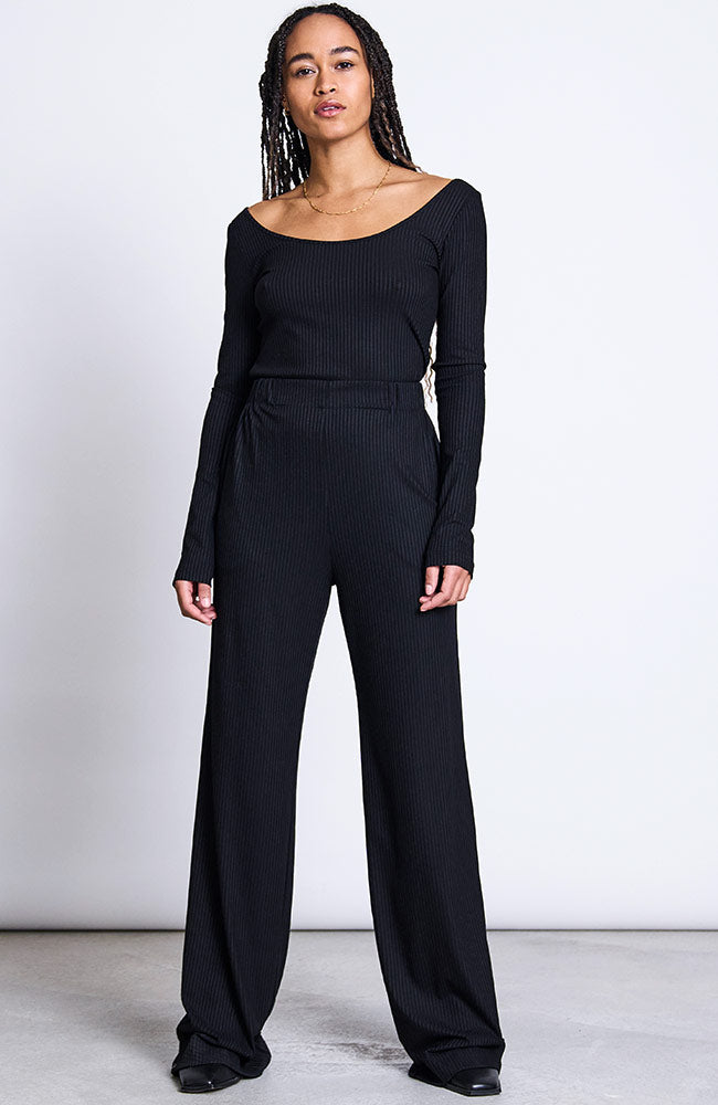 JAN N JUNE JAN 'N JUNE Damen vegan Hose Smilla Schwarz