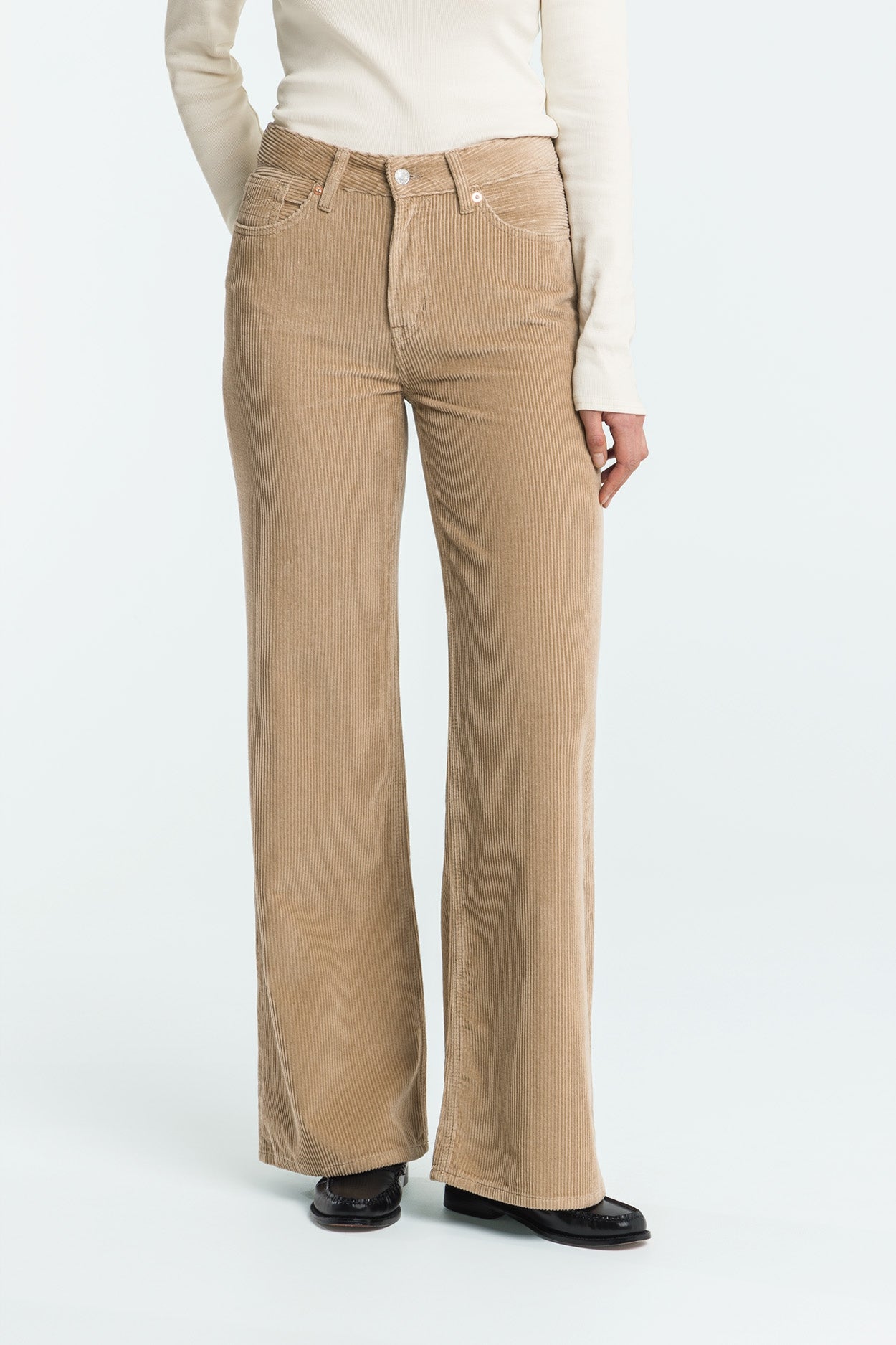 Kings Of Indigo Damen vegan Hose Jane Silber Nerz