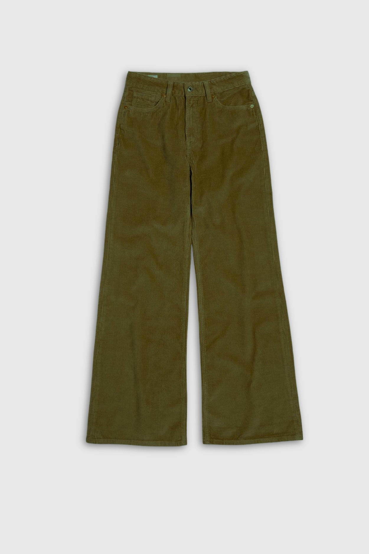 Kings Of Indigo Damen vegan Hose Jane Cord Burnt Olive