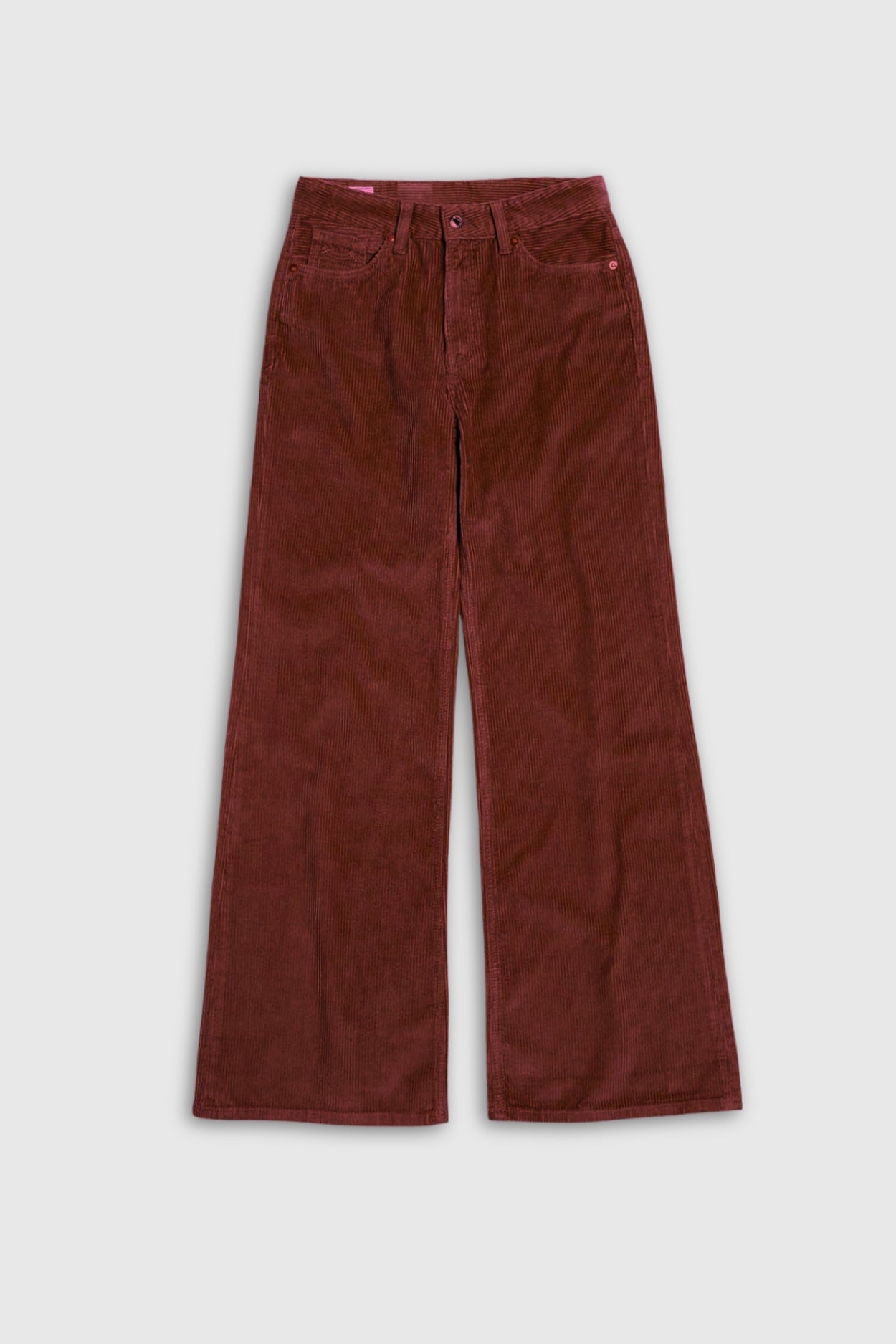 Kings Of Indigo Damen vegan Hose Jane Cord Madder Brown