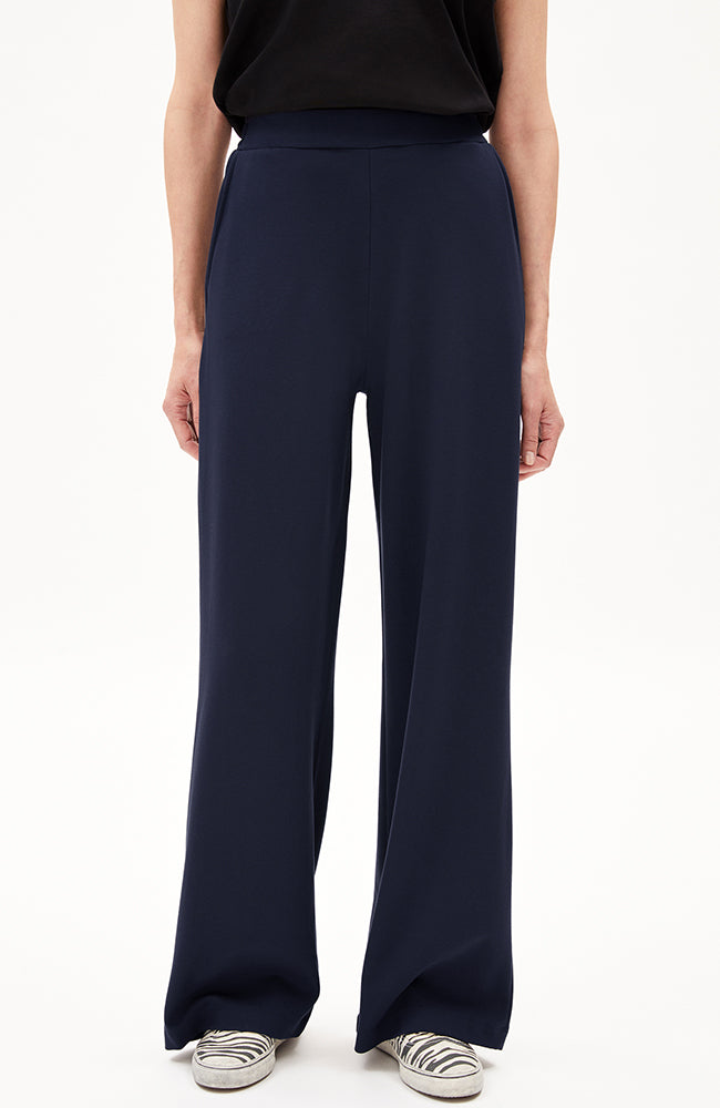 ARMEDANGELS Damen vegan Hose Himaari Night Sky Blue
