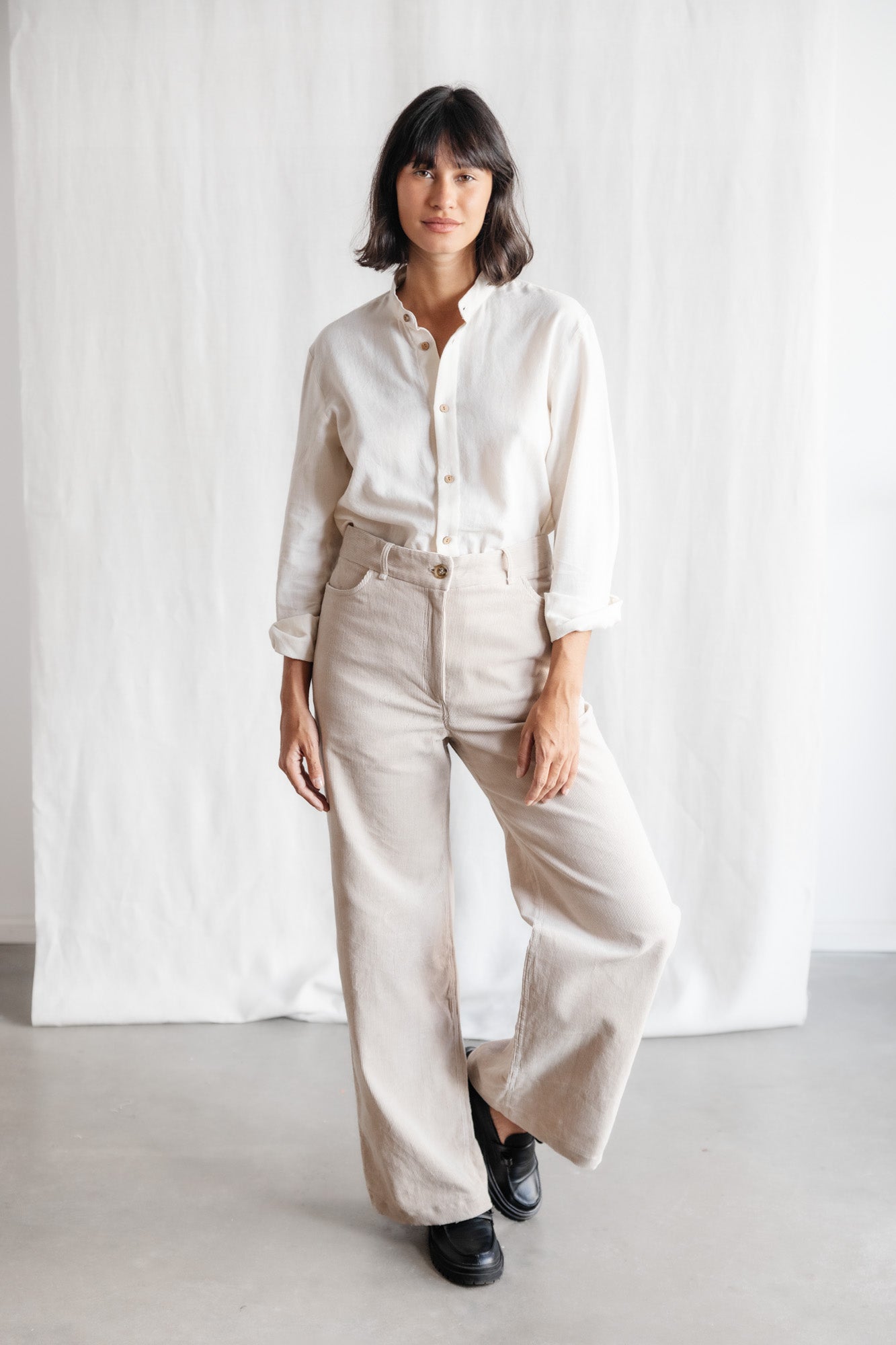 Jyoti Fair Works Damen vegan Hose Tushar Beige