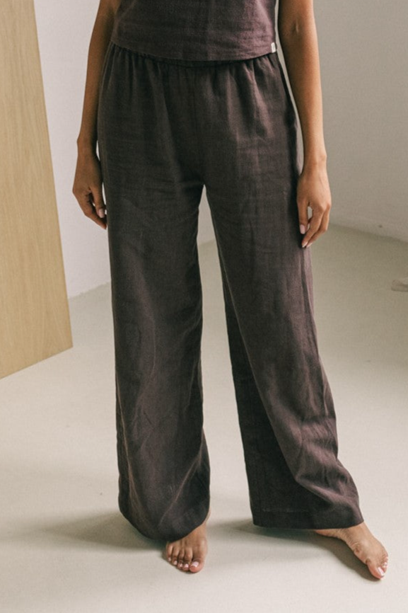 The View Yoga Damen vegan Hose Teya Brown