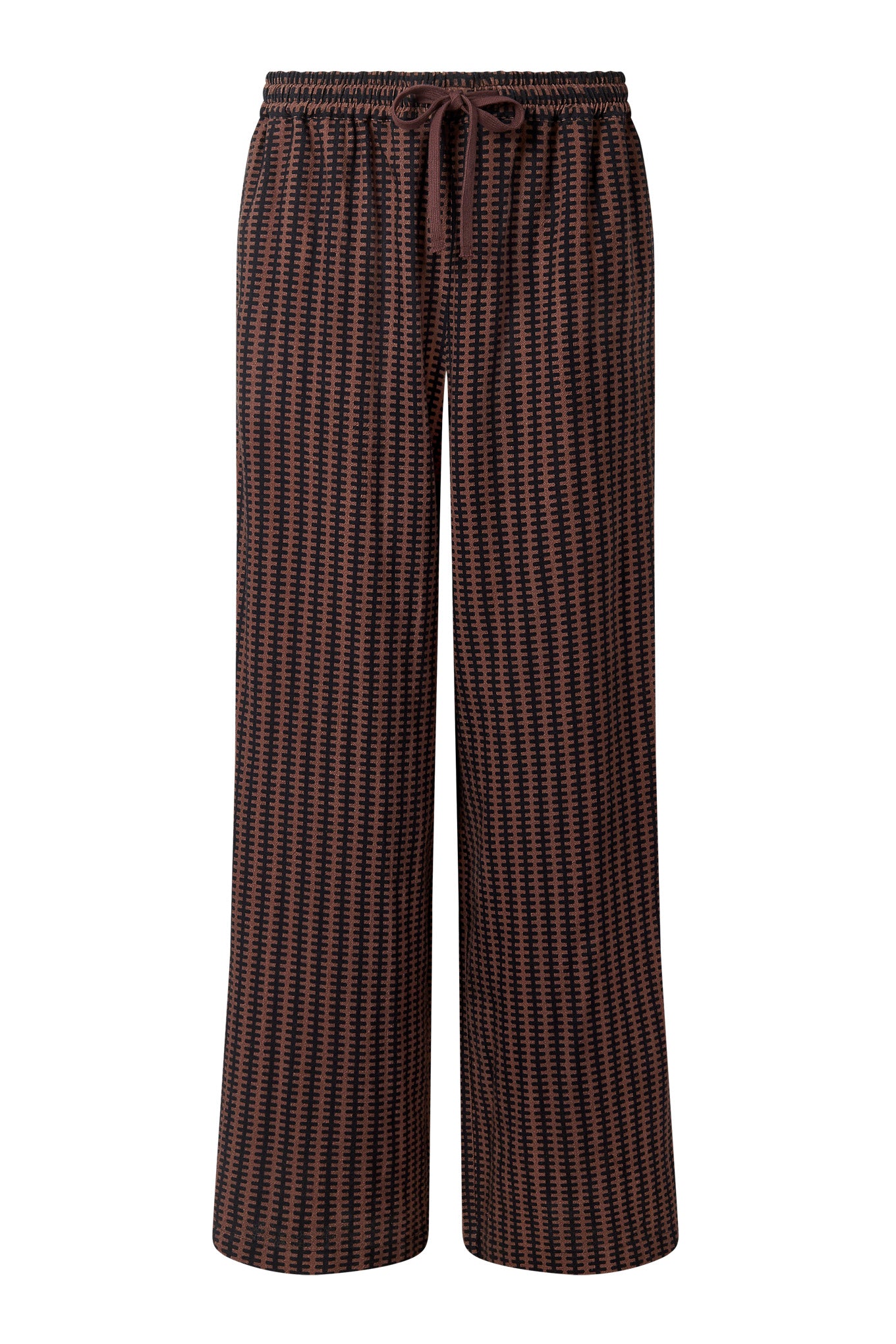 KOMODO Damen vegan Hose Beach Stripe Braun