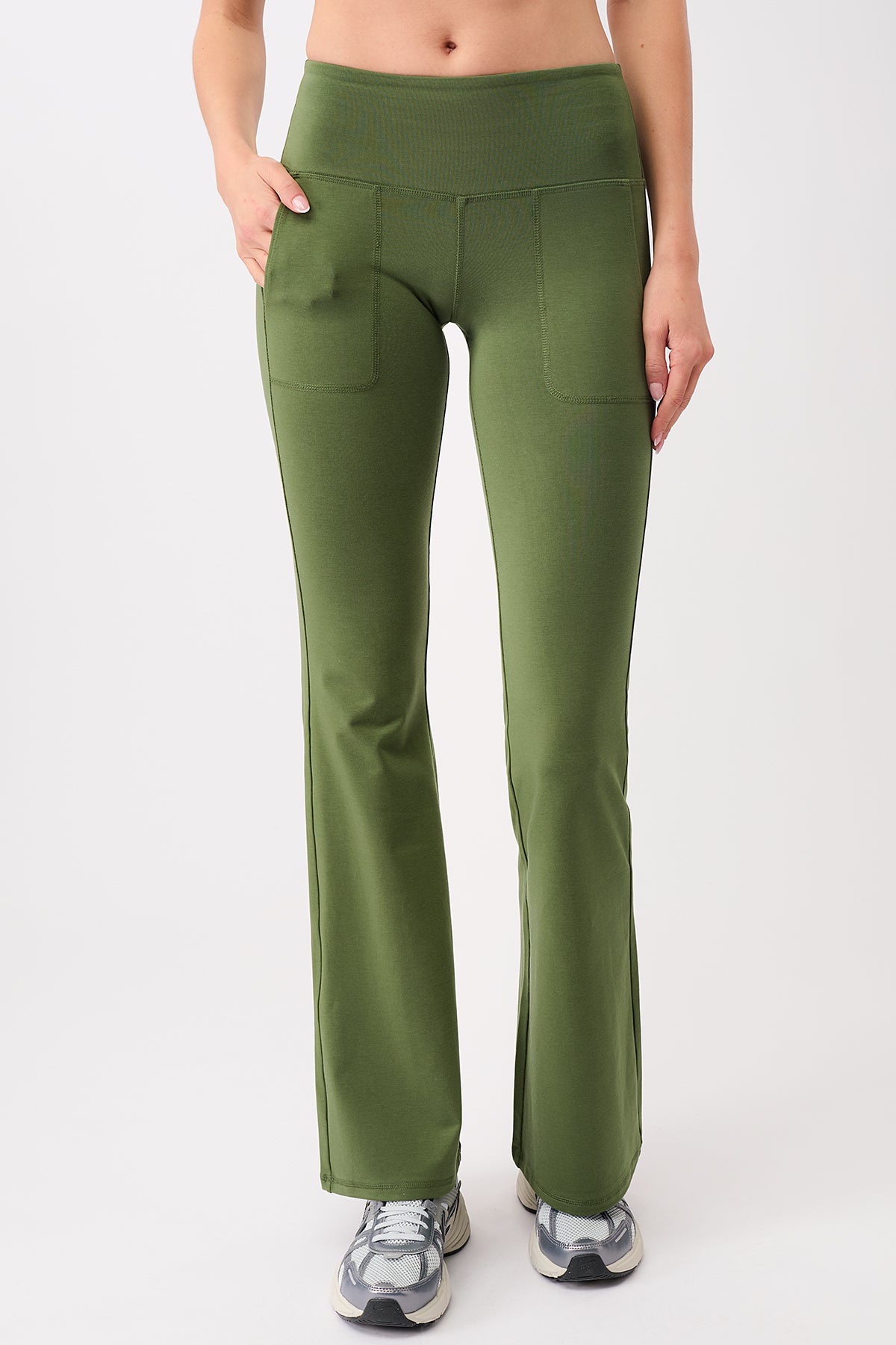 Mandala Damen vegan Hose All Day Roots GrÃ¼n