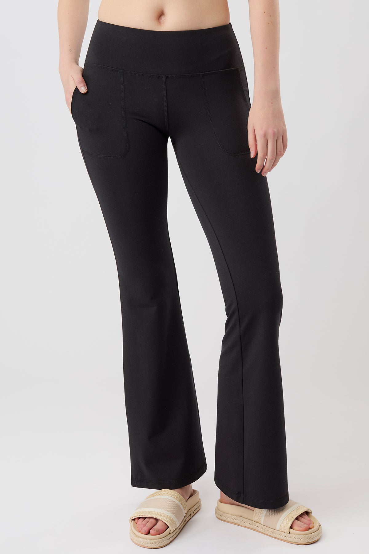 Mandala Damen vegan Hose All Day Schwarz
